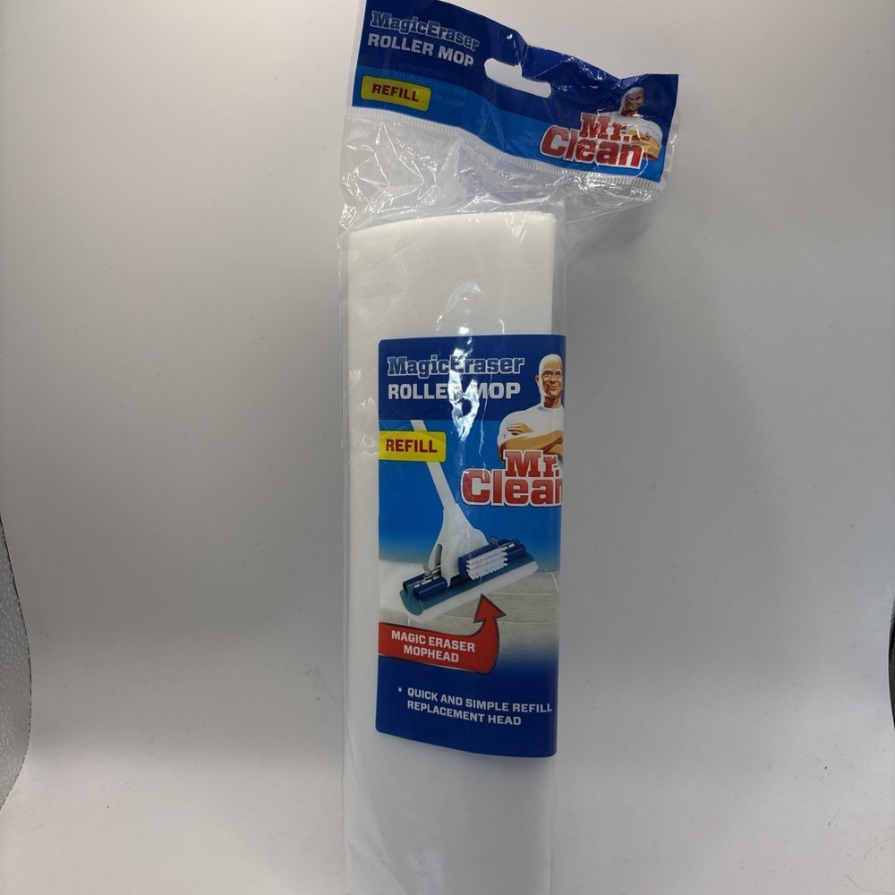 Mr. Clean Magic Eraser Roller Mop Refill Replacement Head - New